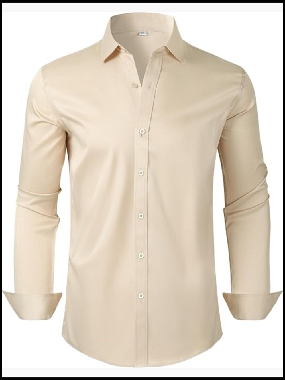Wrinkle Resistant Men's Dress Shirt Button Down Long Sleeve Business Casual